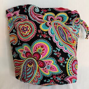 Vera Bradley Parisian Paisley Ditty Bag Wet/Dry Drawstring Travel Pouch Retired